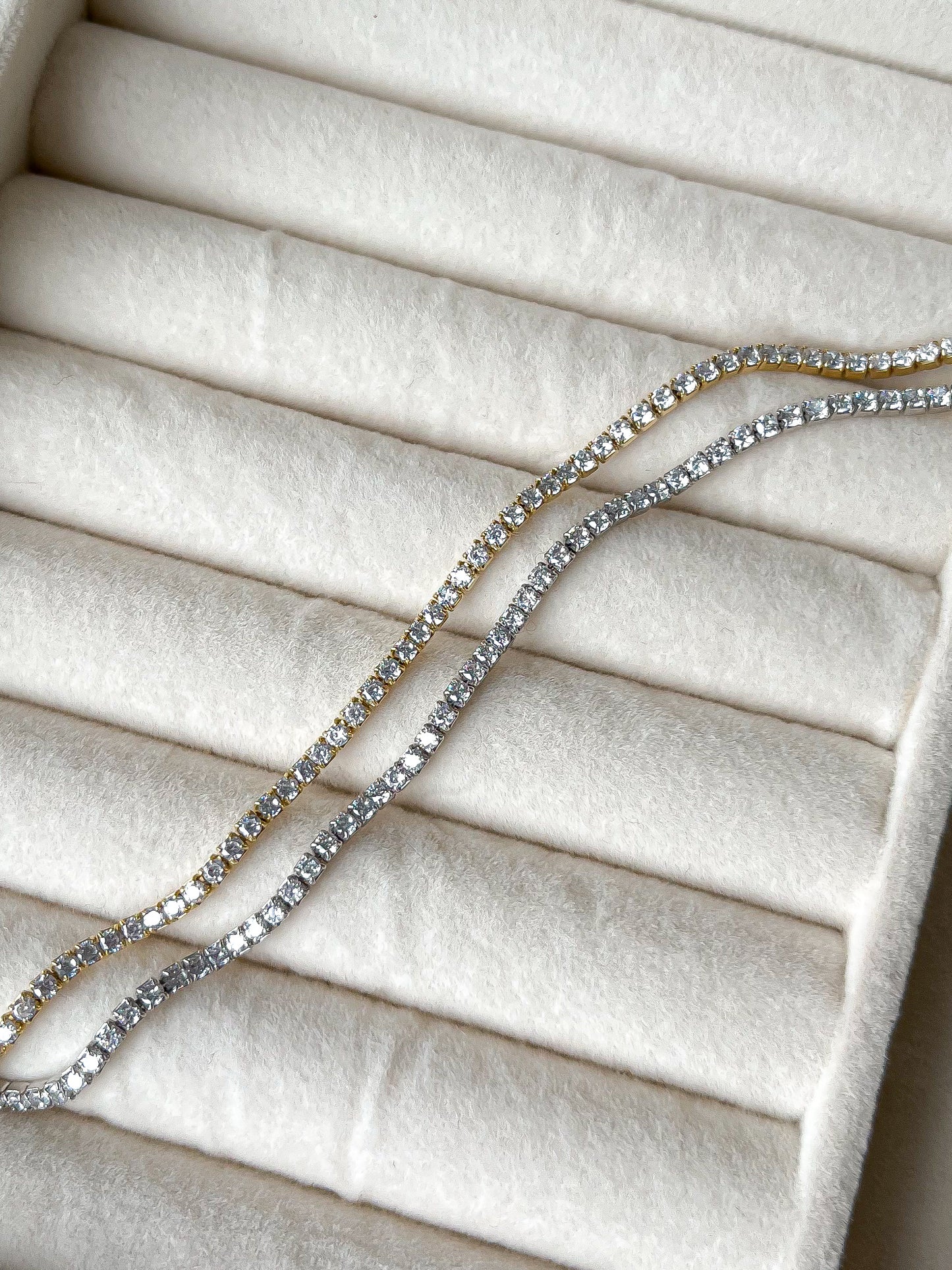 Gold Tennis Bracelet
