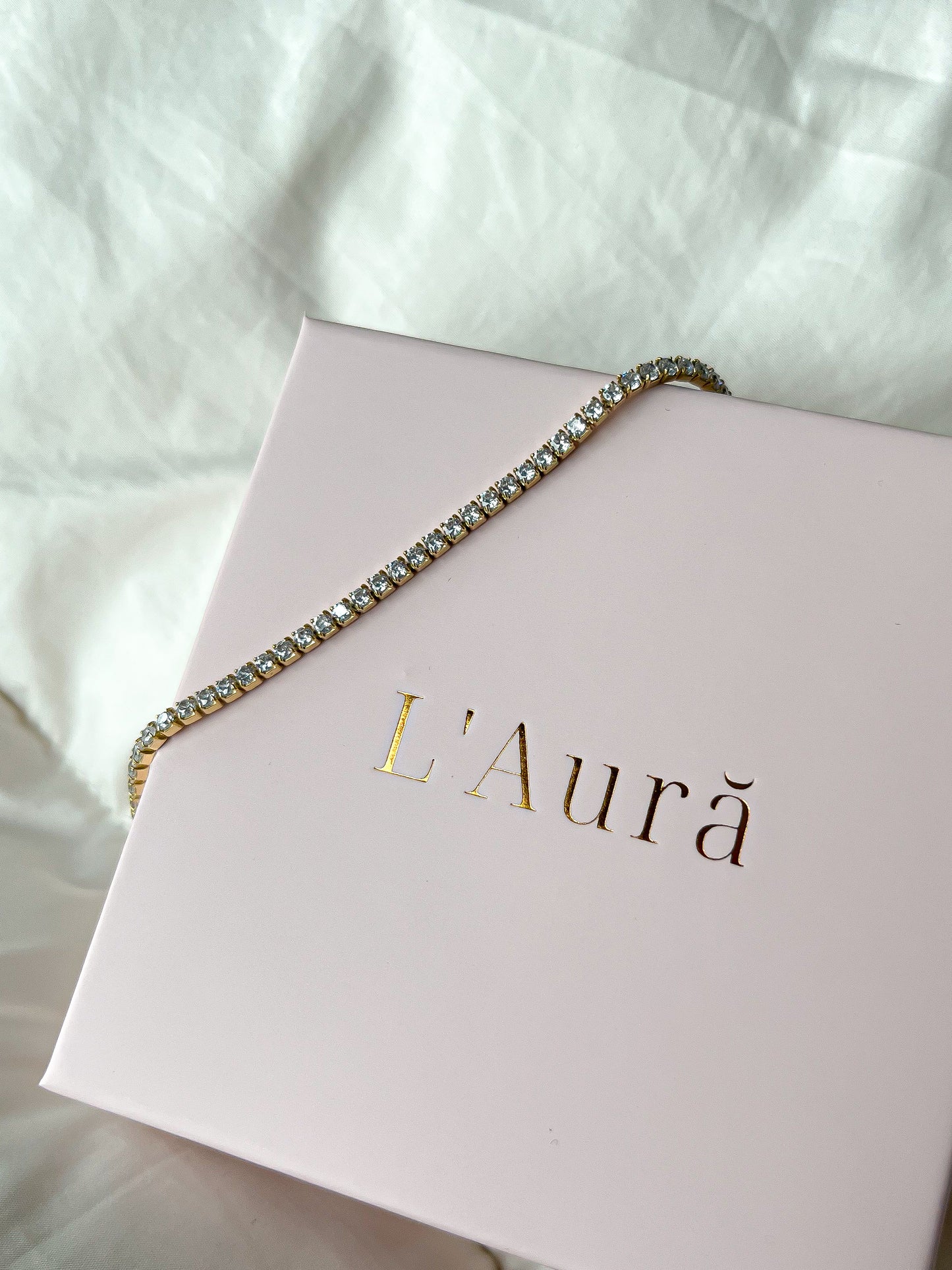 Gold Tennis Bracelet