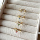 White Zircon Daphnē Ring