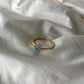 Aquamarine Zircon Maia Ring