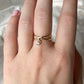 White Zircon Daphnē Ring