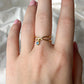 Aquamarine Zircon Daphnē Ring