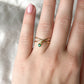 Emerald Zircon Daphnē Ring