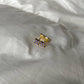 Amethyst Zircon Flower Earrings
